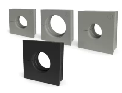 9.B1D17N Cembre EWO IP66 Black 1 hole 17 - 18mm cable clamp Grommet For Split Cable Entry Systems