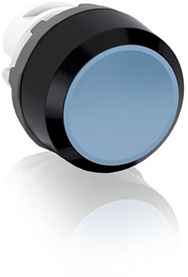 abb momentary blue non-illuminated flush push button 22mm mp1-10l