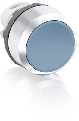 abb maintained blue non-illuminated flush push button 22mm mp2-20l