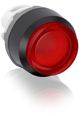 abb momentary red illuminated extended push button 22mm mp3-11r