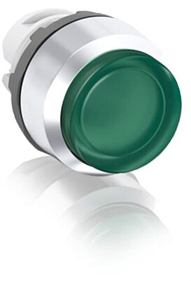 abb maintained green illuminated extended push button 22mm mp4-31g