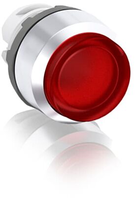 abb maintained red illuminated extended push button 22mm mp4-31r