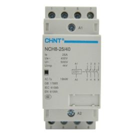 Contacteur modulaire Chint NCH8 20A 2NA 2P 24 Vac 1 Module 256051