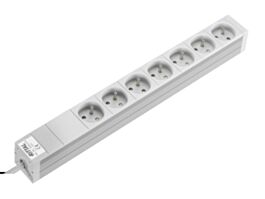 DK7240.510 Rittal Socket strip CEE 7/5 (type E) 7-way 250 V 16 A LHD ...