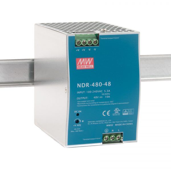 MEAN WELL NDR narrow DIN rail power supply