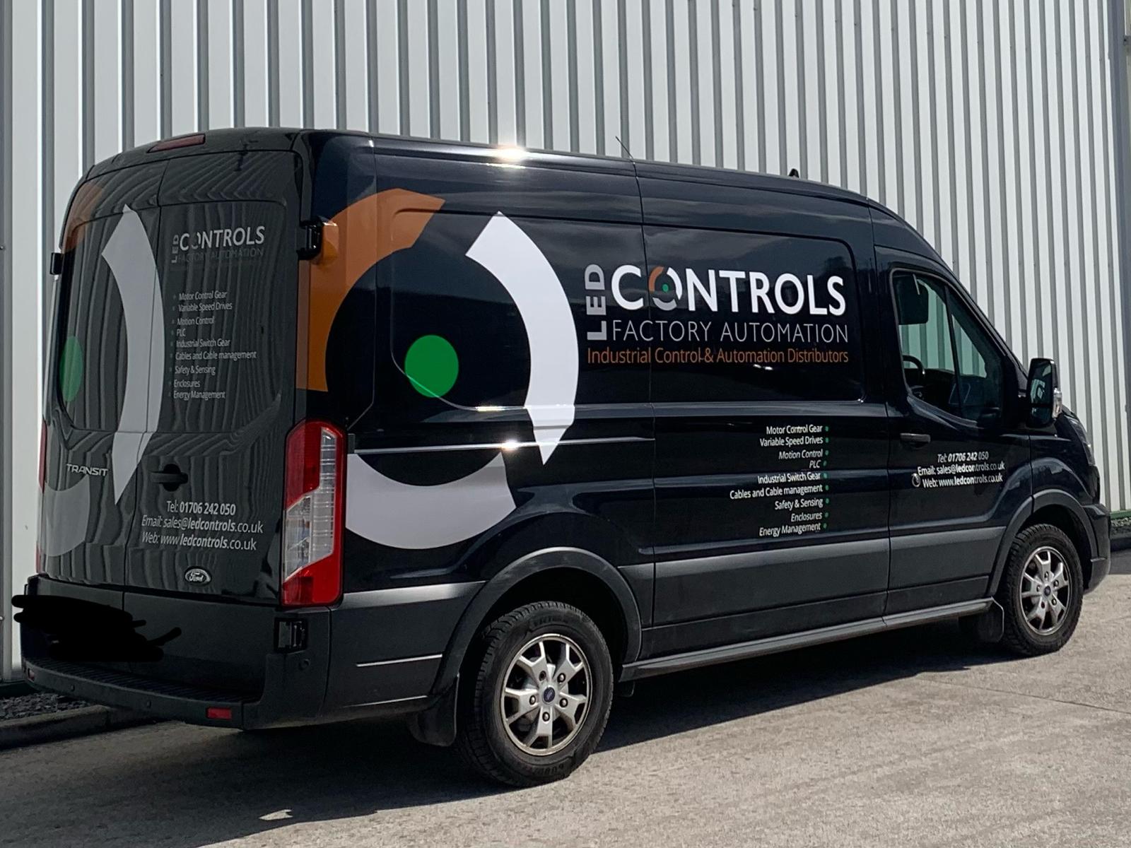 LED Controls local delivery van