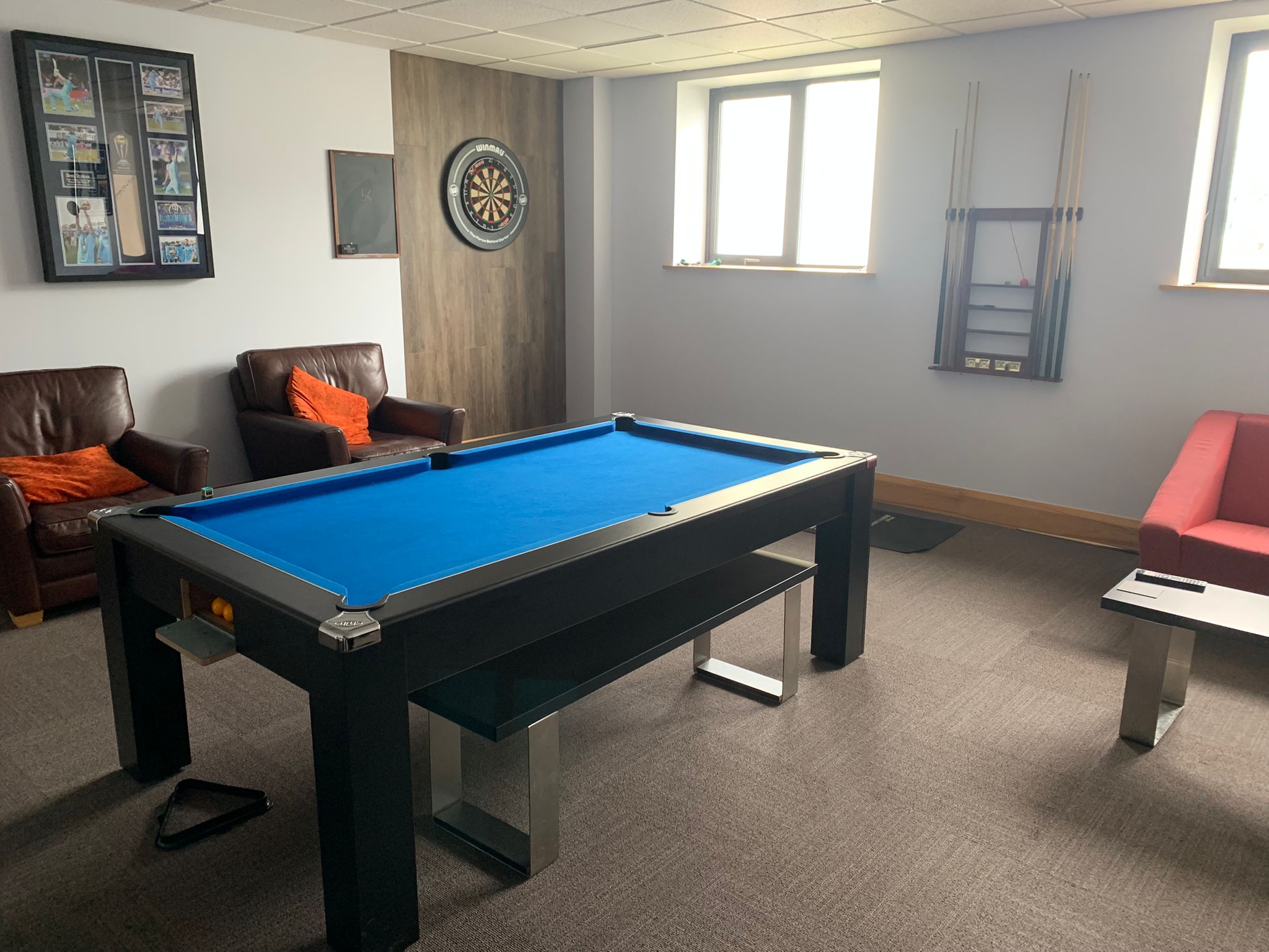 LED Controls staff rec room