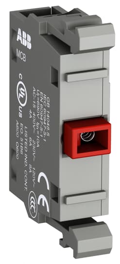 ABB MCB-10 1NO Auxiliary Contact Block - New For Circuit Breakers-1084437